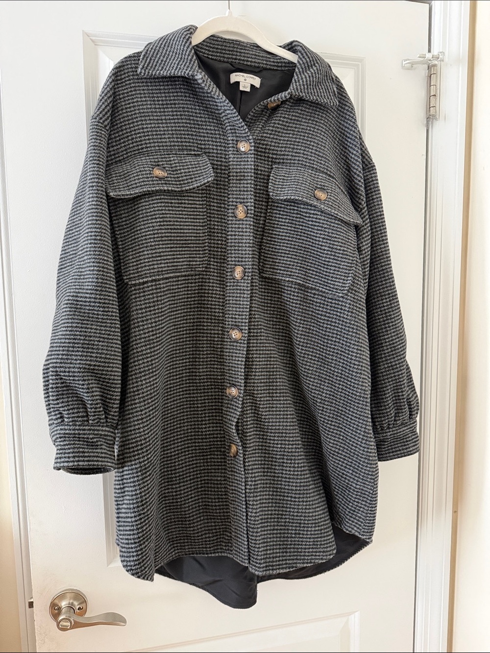 Rachel Comey for Target long shirt jacket shacket sz L Large gray black